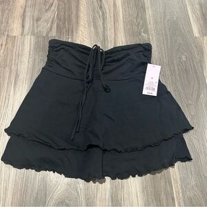 Wild fable synched waist layered mini skirt